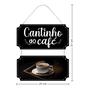 Imagem de Placa Decorativa com Corda para Cantinho do Café 25x37 MDF 6 mm