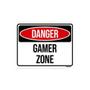 Imagem de Placa Decorativa - Danger Gamer Zone 36X46