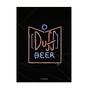 Imagem de Placa Decorativa de Metal Duff Beer Preta - 30 x 20 cm