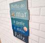 Imagem de Placa Decorativa Em Mdf - Perto Do Mar 22 X 33cm