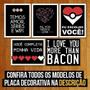 Imagem de Placa Decorativa - Eu Escolho Você Coração Namorados (27X35)