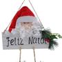 Imagem de Placa Decorativa Feliz Natal Com Noel E Botas 46 Cm Magizi U