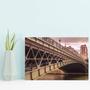 Imagem de Placa Decorativa Foto Paris Ponte MDF 30x40