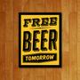 Imagem de Placa Decorativa - Free Beer Cerveja