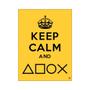 Imagem de Placa Decorativa Gamer Keep Calm Botões Play