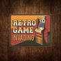 Imagem de Placa Decorativa Gamer - Retro Gaming Invading 18X23