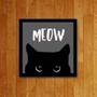 Imagem de Placa Decorativa Gatinho Gato - Meow Cat Miado (27X35)