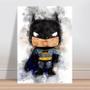 Imagem de Placa decorativa infantil aquarela super herói batman