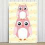 Imagem de Placa Decorativa Infantil Coruja Baby MDF 30x40cm