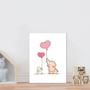 Imagem de Placa decorativa infantil elefante coelho kids