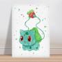 Imagem de Placa decorativa infantil Pokemon Bulbasaur