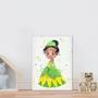 Imagem de Placa decorativa infantil Princesa da kids Tiana