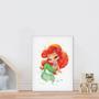 Imagem de Placa decorativa infantil Princesa kids Ariel