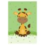 Imagem de Placa Decorativa Infantil Safari Girafa MDF 20x30cm