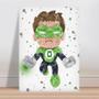 Imagem de Placa decorativa infantil Super Herói Lanterna Verde
