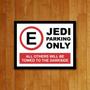 Imagem de Placa Decorativa - Jedi Parking Estacionamento