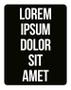 Imagem de Placa Decorativa - Lorem Ipsum Dolor Sit Amet 27X35