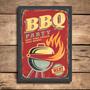 Imagem de Placa Decorativa MDF Churrasco BBQ Party