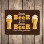 Imagem de Placa Decorativa MDF Frase Two Beer