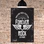 Imagem de Placa Decorativa MDF Musica Rock Kit 4un MDF 20x30cm