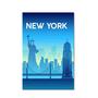 Imagem de Placa Decorativa MDF New York 20x30cm