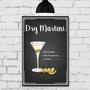 Imagem de Placa Decorativa MDF Receitas Drinks com Vodka Kit 4un 30x40