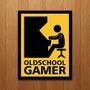 Imagem de Placa Decorativa Nerd - Oldschool Gamer Das Antigas 27X35