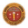 Imagem de Placa Decorativa Redonda - Gold Beer