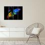 Imagem de Placa Decorativa Sala Colorida Borboleta Painel Kit 4 Placas