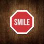 Imagem de Placa Decorativa - Smile Sorria