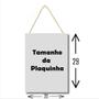 Imagem de Placa decorativa Sou grato PL294