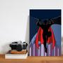 Imagem de Placa Decorativa Super Heróis Geek Superman Rocha 30x40cm