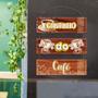Imagem de Placa Decorativa Suspensa Para Área Gourmet Cantinho Do Café