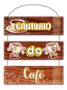 Imagem de Placa Decorativa Suspensa Para Área Gourmet Cantinho Do Café