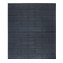 Imagem de Placa Decorativa Tijolinho Tijolo Preto 3D 70X77CM 