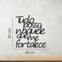 Imagem de Placa decorativa "Tudo posso naquele que me Fortalece"