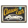 Imagem de Placa Decorativa Vintage Carros Classic Cars 20x30cm