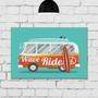 Imagem de Placa Decorativa Vintage MDF Kombi Kit 4un 30x40cm