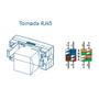 Imagem de Placa E Tomada Rede Rj45 CAT5E 4x2 Branco Atria