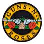 Imagem de Placa Em Alto Relevo Guns N'roses Confeccionado Em Mdf 60cm