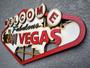 Imagem de Placa Fallout New Vegas Relevo, Decoração Gamer 89cm
