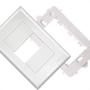 Imagem de Placa Fame Evidence 4X2 Branca (1Modulo) Com Suporte