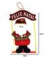 Imagem de Placa Feliz Natal Boneco Papai Noel Gangorra 25Cm Master