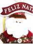 Imagem de Placa Feliz Natal Boneco Papai Noel Gangorra 25Cm Master