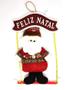 Imagem de Placa Feliz Natal Boneco Papai Noel Gangorra 25Cm Master