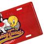 Imagem de Placa Frajola e Piu-Piu - Looney Tunes em Metal com Relevo