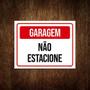 Imagem de Placa Garagem Não Estacione 36X46