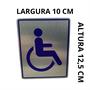 Imagem de Placa identificacao luxo color banheiro com acessibilidade