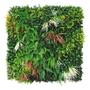 Imagem de Placa Jardim Vertical Jungle Folhagem Artificial - 100x100cm