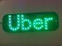 Imagem de Placa led letreiro Luminoso verde para carro USB